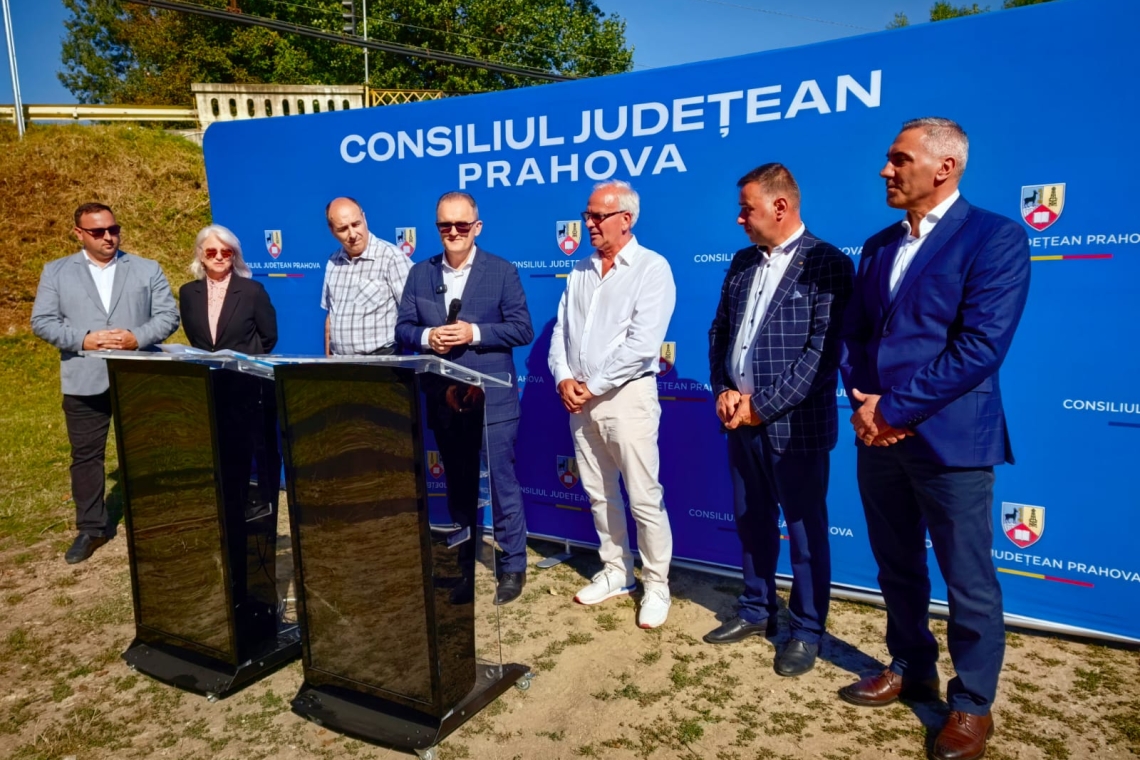 Pod nou peste Teleajen, la Drajna. Investiție de 32,5 milioane de lei a Consiliului Județean Prahova