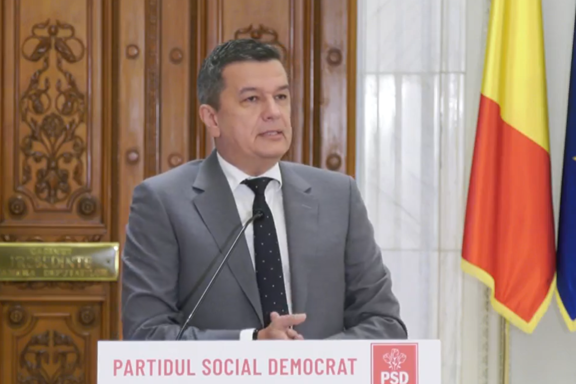 Sorin Grindeanu, liderul PSD: ”Rămâne cum am stabilit. Nu votăm Guvernul Bolojan - Mureșan!”