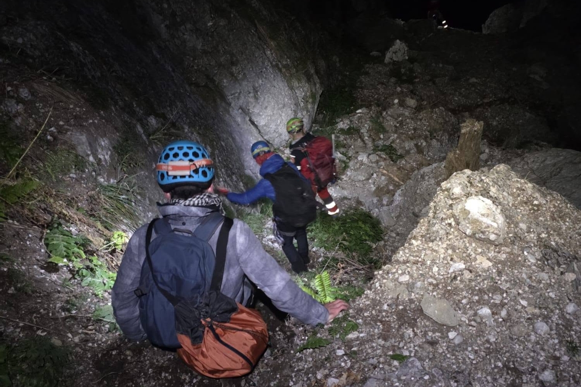 Două persoane au cerut ajutorul Salvamont Prahova după ce au rămas blocate pe un traseu din Bucegi