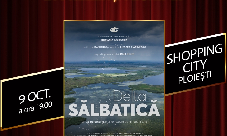 „Delta Sălbatică”, proiecție specială la Ploiești. Prahovenii iubitori de natură se întâlnesc și cu realizatorii documentarului