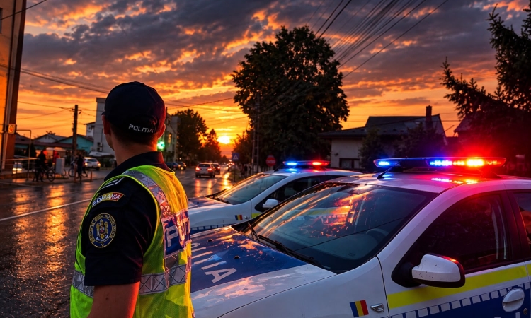 Acțiune a polițiștilor prahoveni, cu efective mărite, pe raza localității Târgșoru Vechi