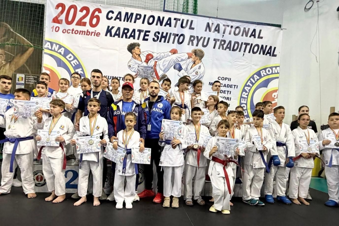 Sportivii CS Komura Vălenii de Munte au obținut 61 de medalii la Campionatul Național de Karate Shito Ryu!