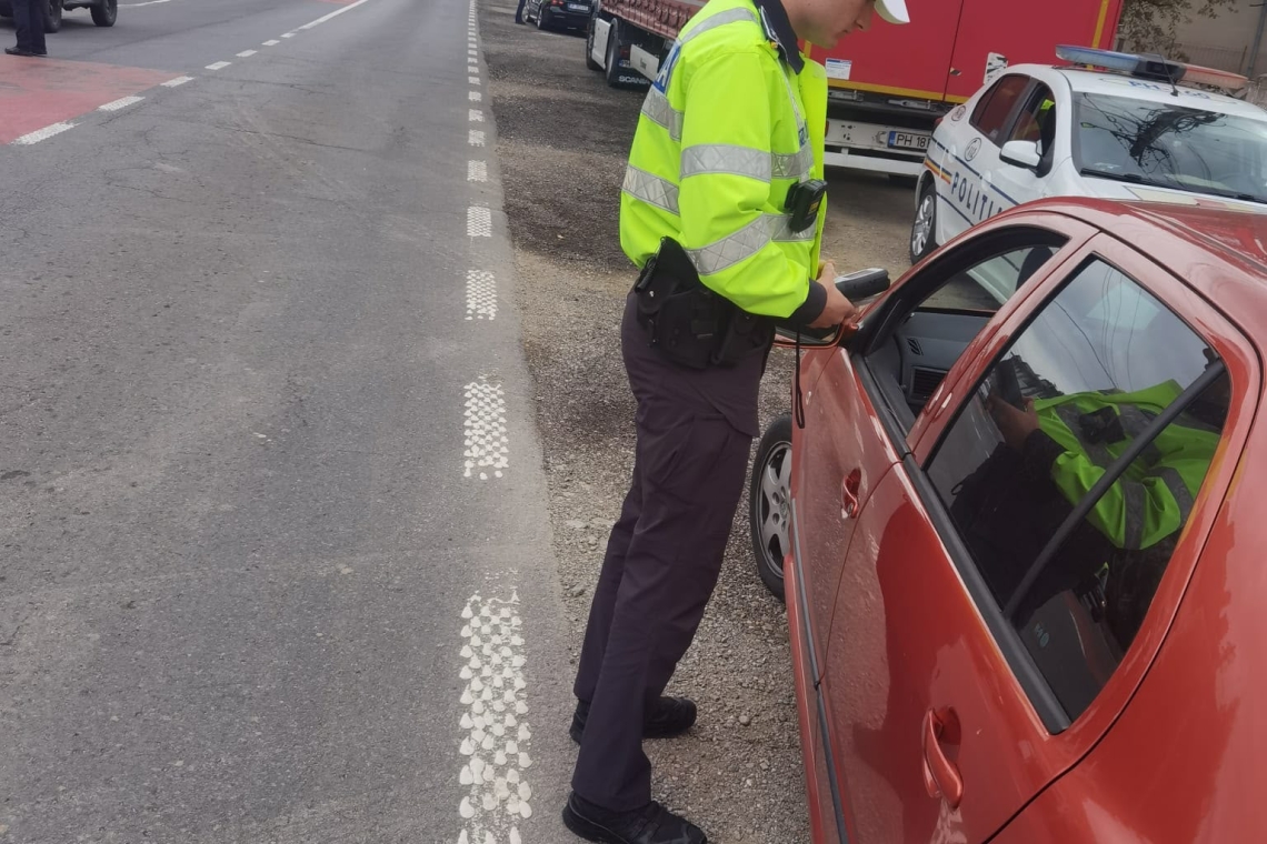Filtre rutiere în zona Vălenii de Munte, sâmbătă după-amiază
